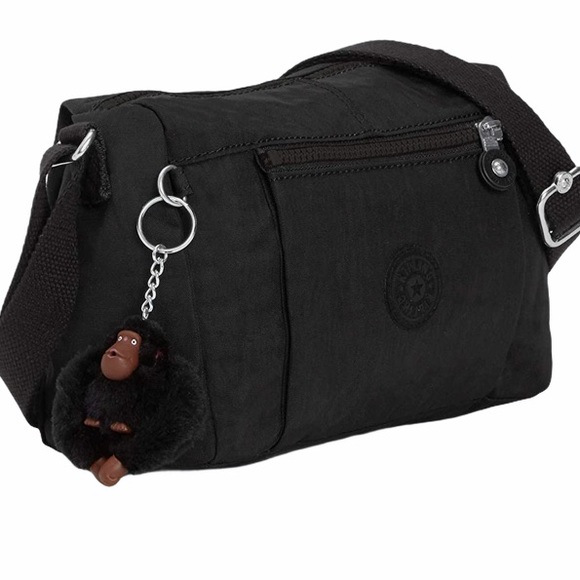 Kipling Handbags - Kipling Wes Crossbody Bag Black Tonal